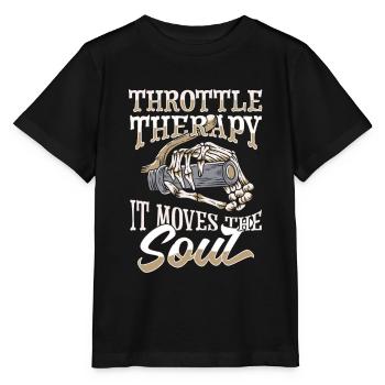 Moto Motard Motard - T-shirt bio MINI CREATOR Stanley/Stella Enfant - noir - Devant - Mikhail (115cm)