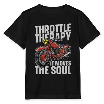 Moto Motard Motard - T-shirt bio MINI CREATOR Stanley/Stella Enfant - noir - Devant - Mikhail (115cm)