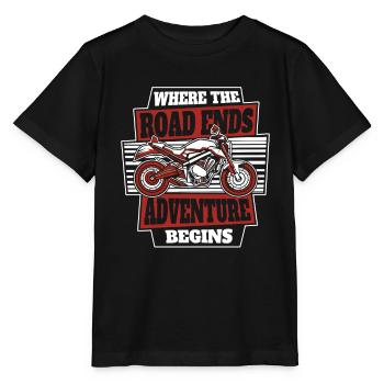 Moto Motard Motard - T-shirt bio MINI CREATOR Stanley/Stella Enfant - noir - Devant - Mikhail (115cm)