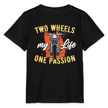 Moto Motard Motard - T-shirt bio MINI CREATOR Stanley/Stella Enfant - noir - Devant - Mikhail (115cm)