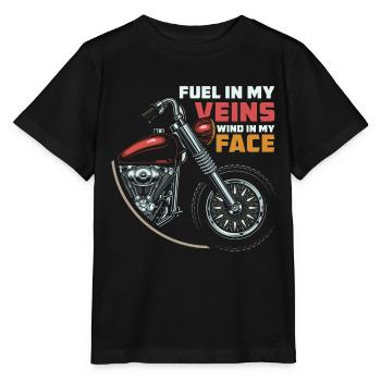 Moto Motard Motard - T-shirt bio MINI CREATOR Stanley/Stella Enfant - noir - Devant - Mikhail (115cm)