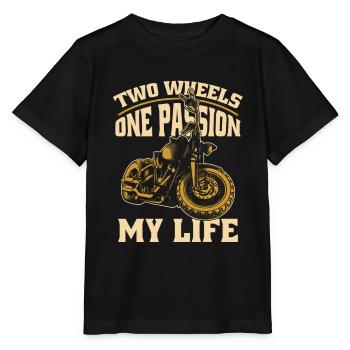 Moto Motard Motard - T-shirt bio MINI CREATOR Stanley/Stella Enfant - noir - Devant - Mikhail (115cm)