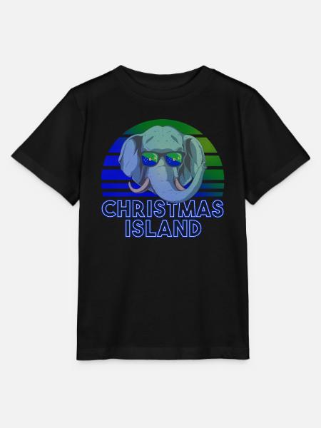 Weihnachtsinsel - Stanley/Stella Kinder T-Shirt MINI CREATOR  - Schwarz