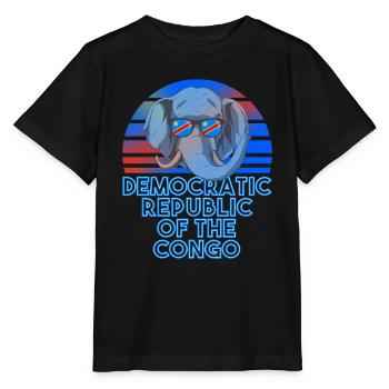 République démocratique du Congo - T-shirt bio MINI CREATOR Stanley/Stella Enfant - noir - Devant - Mikhail (115cm)
