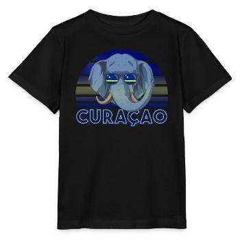 Curaçao - Stanley/Stella Kinder T-Shirt MINI CREATOR  - Schwarz - Vorne - Mikhail (115cm)