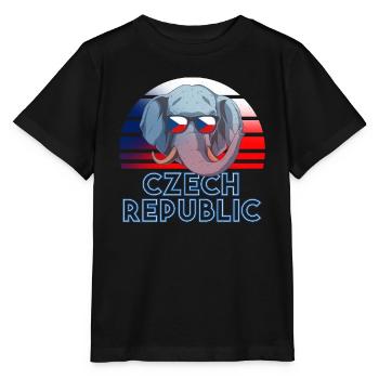 République tchèque - T-shirt bio MINI CREATOR Stanley/Stella Enfant - noir - Devant - Mikhail (115cm)
