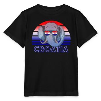 Croatia - Stanley/Stella MINI CREATOR Kids’ T-Shirt - black - Front - Mikhail (115cm)