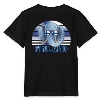 Finland - Stanley/Stella MINI CREATOR Kids’ T-Shirt - black - Front - Mikhail (115cm)