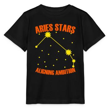Astrologie Bélier - T-shirt bio MINI CREATOR Stanley/Stella Enfant - noir - Devant - Mikhail (115cm)