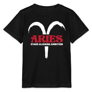 Astrologie Bélier - T-shirt bio MINI CREATOR Stanley/Stella Enfant - noir - Devant - Mikhail (115cm)