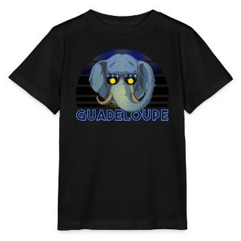Guadeloupe - Stanley/Stella Kinder T-Shirt MINI CREATOR  - Schwarz - Vorne - Mikhail (115cm)