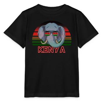 Kenya - T-shirt bio MINI CREATOR Stanley/Stella Enfant - noir - Devant - Mikhail (115cm)