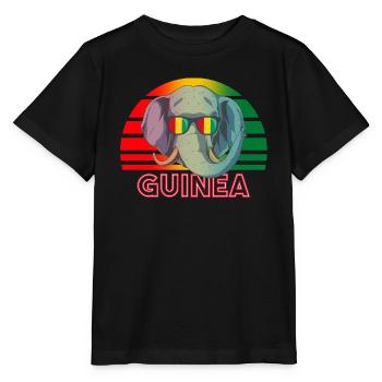 Guinea - Stanley/Stella Kinder T-Shirt MINI CREATOR  - Schwarz - Vorne - Mikhail (115cm)