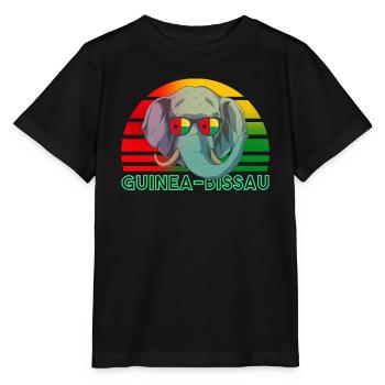 Guinée-Bissau - T-shirt bio MINI CREATOR Stanley/Stella Enfant - noir - Devant - Mikhail (115cm)