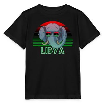 Libya - Stanley/Stella MINI CREATOR Kids’ T-Shirt - black - Front - Mikhail (115cm)