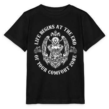 Moto Motard Motard - T-shirt bio MINI CREATOR Stanley/Stella Enfant - noir - Devant - Mikhail (115cm)