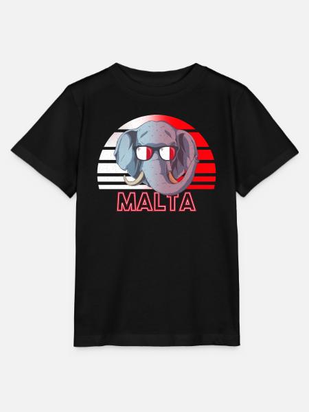 Malta - Stanley/Stella Kinder T-Shirt MINI CREATOR - Schwarz