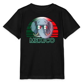 Mexiko - Stanley/Stella Kinder T-Shirt MINI CREATOR  - Schwarz - Vorne - Mikhail (115cm)
