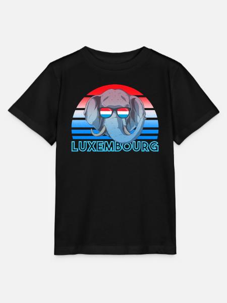 Luxembourg - T-shirt bio MINI CREATOR Stanley/Stella Enfant - noir