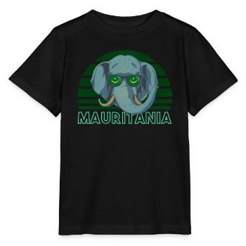 Mauritanie - T-shirt bio MINI CREATOR Stanley/Stella Enfant - noir - Devant - Mikhail (115cm)