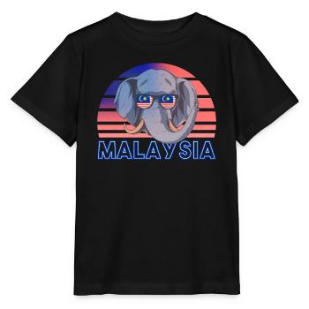 Malaisie - T-shirt bio MINI CREATOR Stanley/Stella Enfant - noir - Devant - Mikhail (115cm)