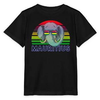 Mauritius - Stanley/Stella MINI CREATOR Kids’ T-Shirt - black - Front - Mikhail (115cm)