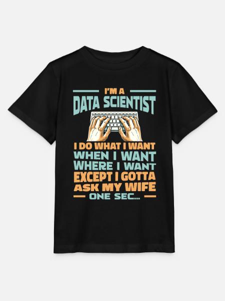 Data Science Data Analyst - Stanley/Stella Kinder T-Shirt MINI CREATOR - Schwarz