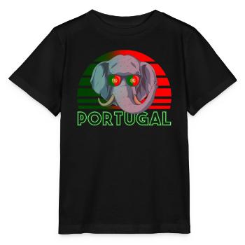 Portugal - Stanley/Stella MINI CREATOR Kids’ T-Shirt - black - Front - Mikhail (115cm)