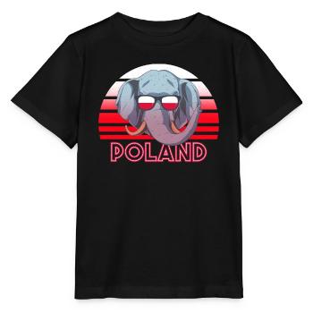 Polen - Stanley/Stella Kinder T-Shirt MINI CREATOR  - Schwarz - Vorne - Mikhail (115cm)