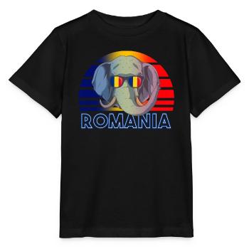 Romania - Stanley/Stella MINI CREATOR Kids’ T-Shirt - black - Front - Mikhail (115cm)