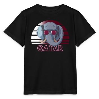 Katar - Stanley/Stella Kinder T-Shirt MINI CREATOR  - Schwarz - Vorne - Mikhail (115cm)