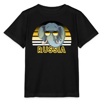 Russisches Kaiserreich - Stanley/Stella Kinder T-Shirt MINI CREATOR  - Schwarz - Vorne - Mikhail (115cm)