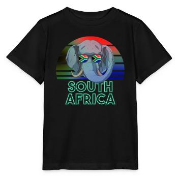 Südafrika - Stanley/Stella Kinder T-Shirt MINI CREATOR  - Schwarz - Vorne - Mikhail (115cm)