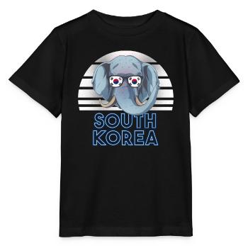 South Korea - Stanley/Stella MINI CREATOR Kids’ T-Shirt - black - Front - Mikhail (115cm)