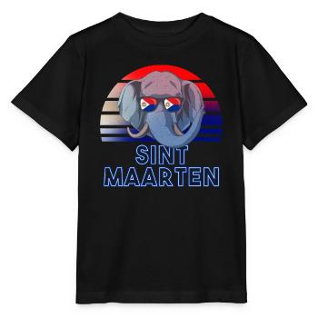 Sint Maarten - Stanley/Stella Kinder T-Shirt MINI CREATOR  - Schwarz - Vorne - Mikhail (115cm)