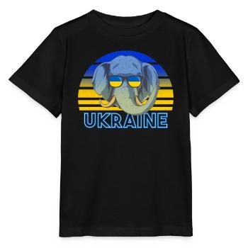 Ukraine - Stanley/Stella Kinder T-Shirt MINI CREATOR  - Schwarz - Vorne - Mikhail (115cm)