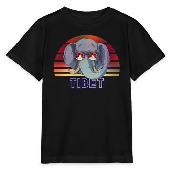 Tibet - Stanley/Stella MINI CREATOR Kids’ T-Shirt - black - Front - Mikhail (115cm)