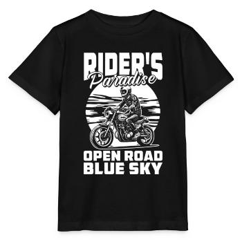 Moto Motard Motard - T-shirt bio MINI CREATOR Stanley/Stella Enfant - noir - Devant - Mikhail (115cm)