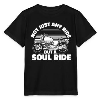 Moto Motard Motard - T-shirt bio MINI CREATOR Stanley/Stella Enfant - noir - Devant - Mikhail (115cm)