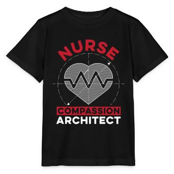 Conception d’infirmières - T-shirt bio MINI CREATOR Stanley/Stella Enfant - noir - Devant - Mikhail (115cm)