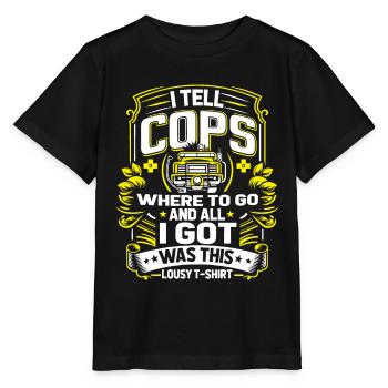 Emergency Call Control Center Operations Center - Stanley/Stella MINI CREATOR Kids’ T-Shirt - black - Front - Mikhail (115cm)