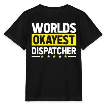 Centre d’opérations du centre de contrôle des appels d’urgence - T-shirt bio MINI CREATOR Stanley/Stella Enfant - noir - Devant - Mikhail (115cm)
