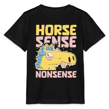 Sports équestres équestres à cheval - T-shirt bio MINI CREATOR Stanley/Stella Enfant - noir - Devant - Mikhail (115cm)