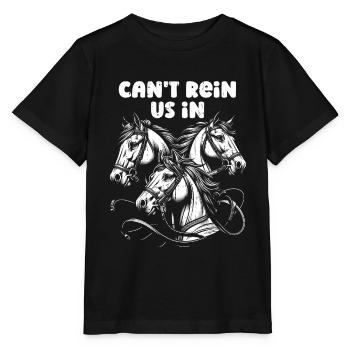 Sports équestres équestres à cheval - T-shirt bio MINI CREATOR Stanley/Stella Enfant - noir - Devant - Mikhail (115cm)