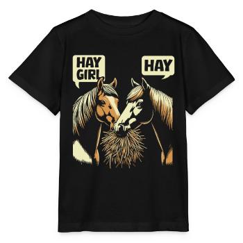 Sports équestres équestres à cheval - T-shirt bio MINI CREATOR Stanley/Stella Enfant - noir - Devant - Mikhail (115cm)