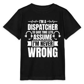 Emergency Call Control Center Operations Center - Stanley/Stella MINI CREATOR Kids’ T-Shirt - black - Front - Mikhail (115cm)