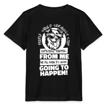 Australian Shepherd - Stanley/Stella Kinder T-Shirt MINI CREATOR  - Schwarz - Vorne - Mikhail (115cm)