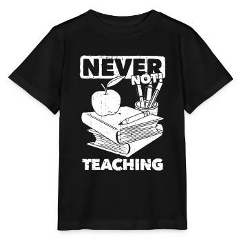 Enseignante pédagogue - T-shirt bio MINI CREATOR Stanley/Stella Enfant - noir - Devant - Mikhail (115cm)