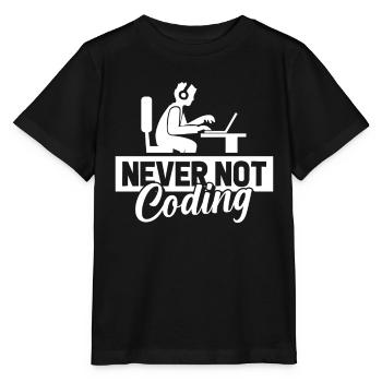 Developer Coder Programmer - Stanley/Stella MINI CREATOR Kids’ T-Shirt - black - Front - Mikhail (115cm)