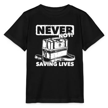 Ambulance Service Paramedic Paramedic - Stanley/Stella MINI CREATOR Kids’ T-Shirt - black - Front - Mikhail (115cm)